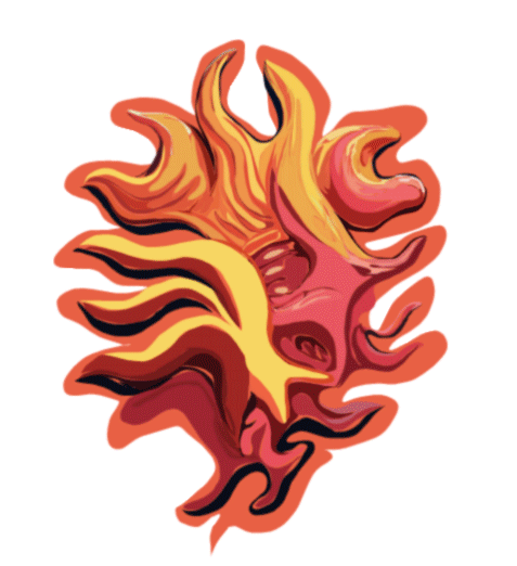 Fire Monster - animated